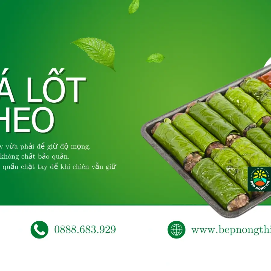 CHẢ LÁ LỐT THỊT HEO - Ngon chuẩn vị nhà – Tiện lợi trong vài phút